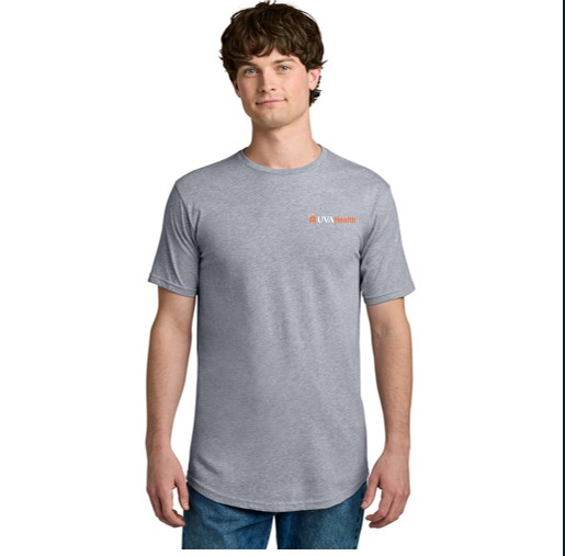 Next Level Men's Ringspun Cotton Short Sleeve Grey Tshirt